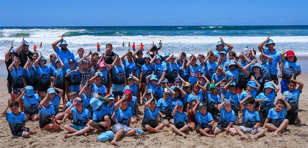 GALLERY: Surf and sun at Beach Footy Clinic