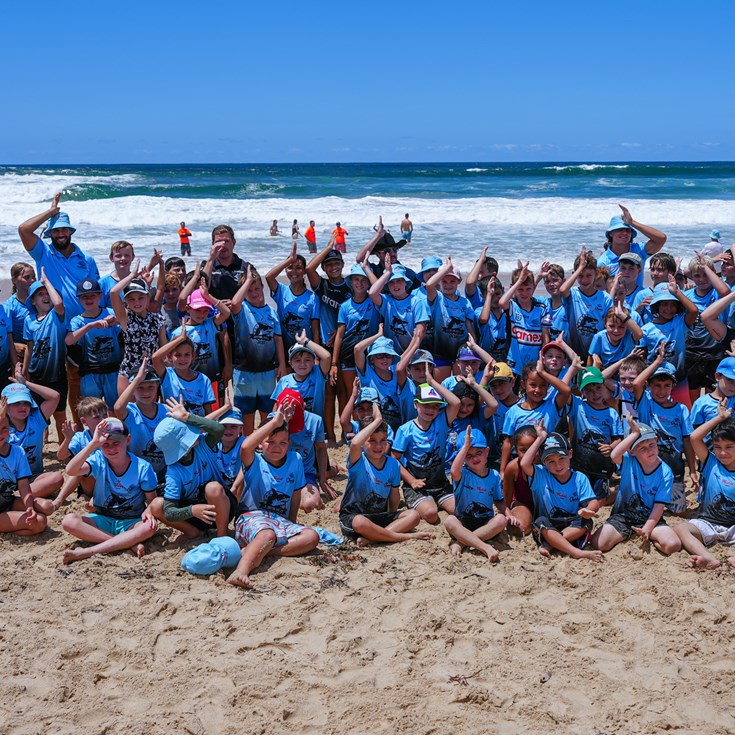 GALLERY: Surf and sun at Beach Footy Clinic