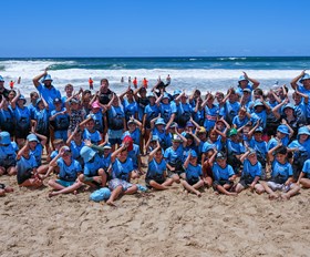 GALLERY: Surf and sun at Beach Footy Clinic