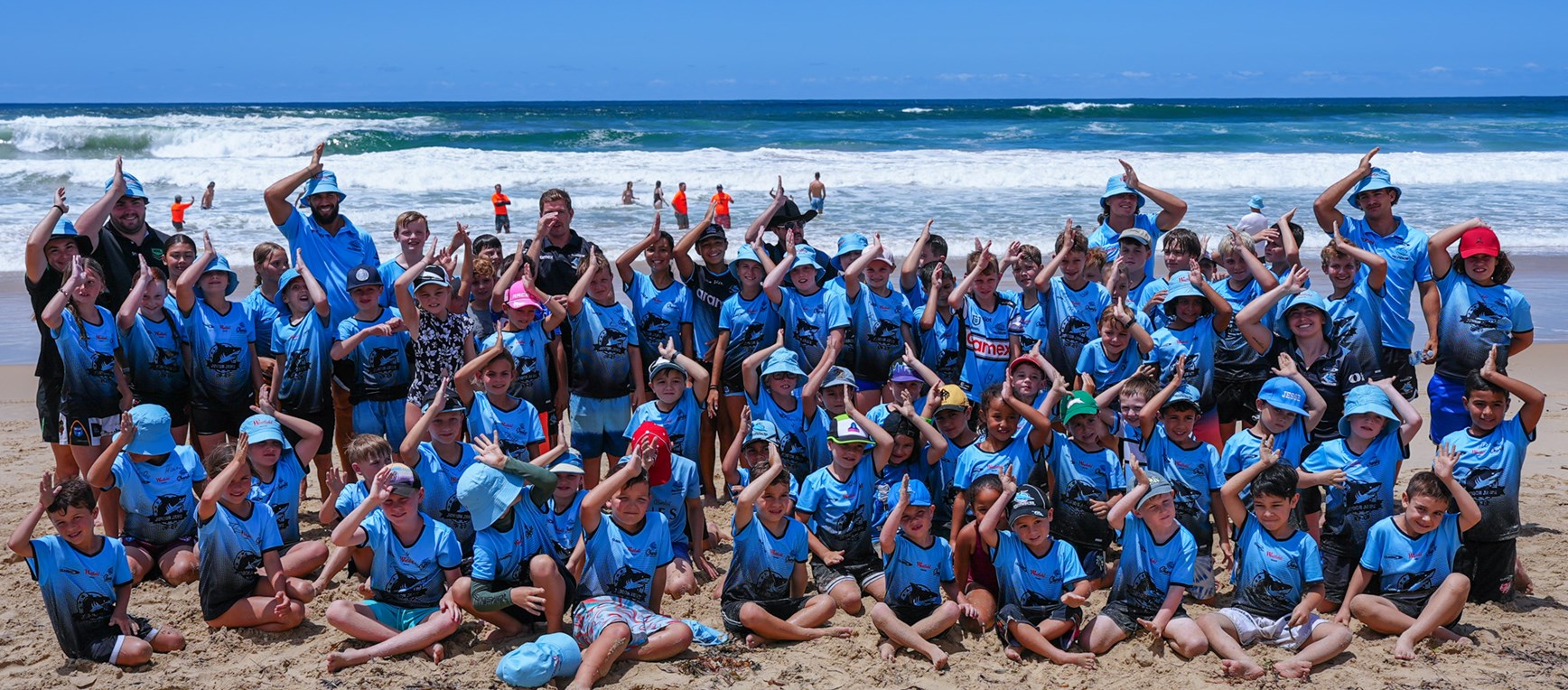 GALLERY: Surf and sun at Beach Footy Clinic