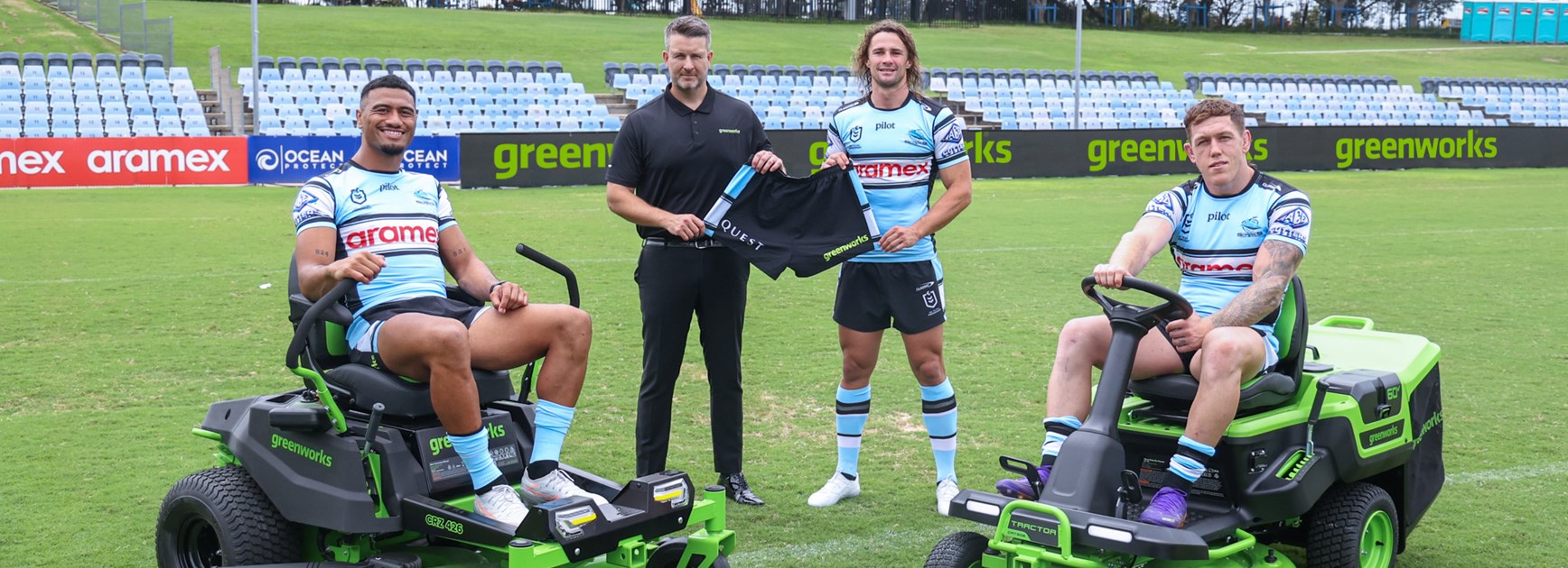 Greenworks powers up Sharks as NRL shorts sponsor