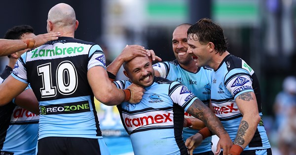 Trindall supreme as Sharks trounce Titans | Sharks