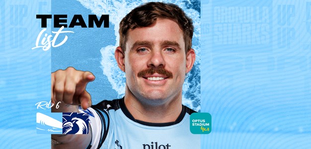 Team List Tuesday presented by Zambrero: Round 6 v Roosters