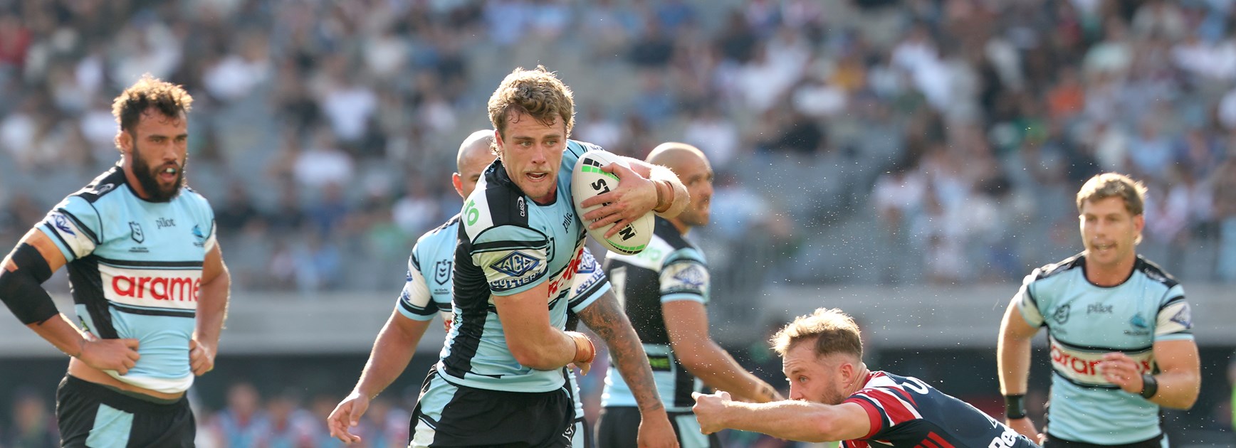 Sharks overrun by Roosters in Perth