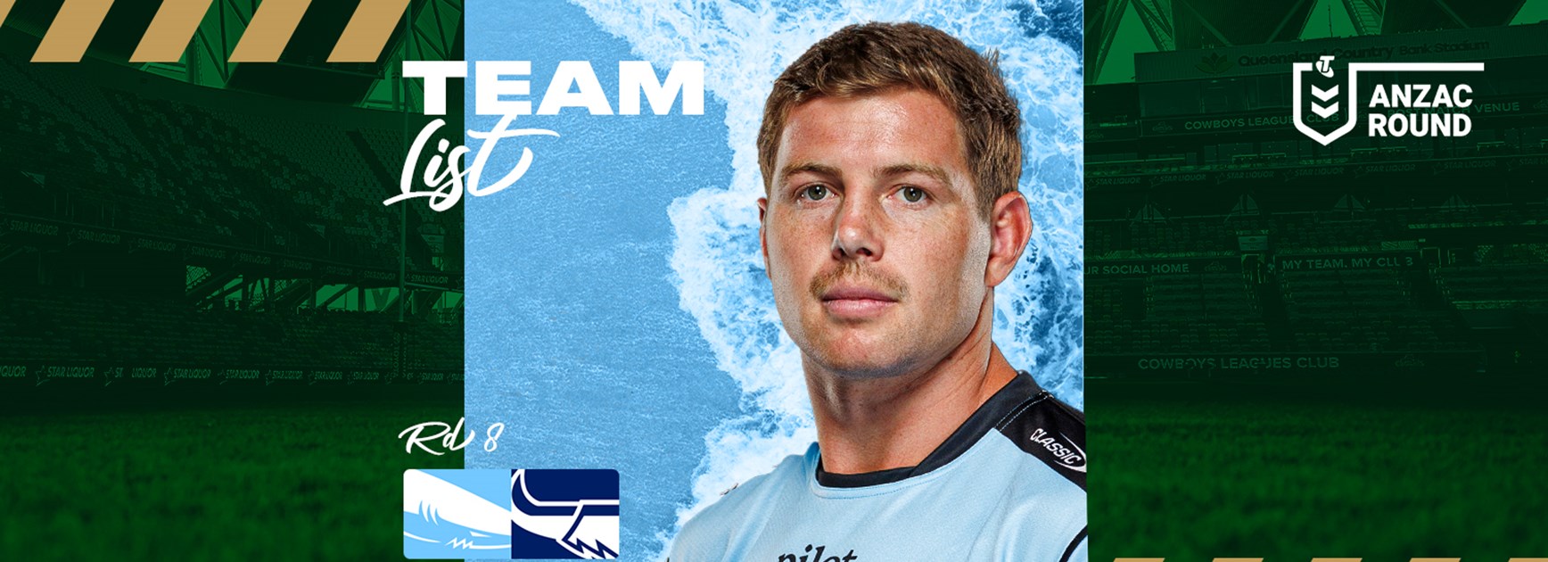 Team List Tuesday presented by Zambrero: Round 8 v Cowboys