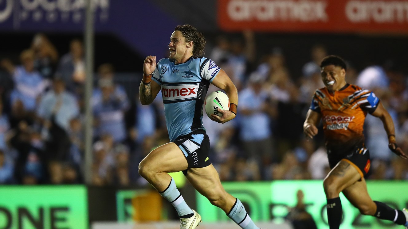 Sharks find form in big win over the Wests Tigers