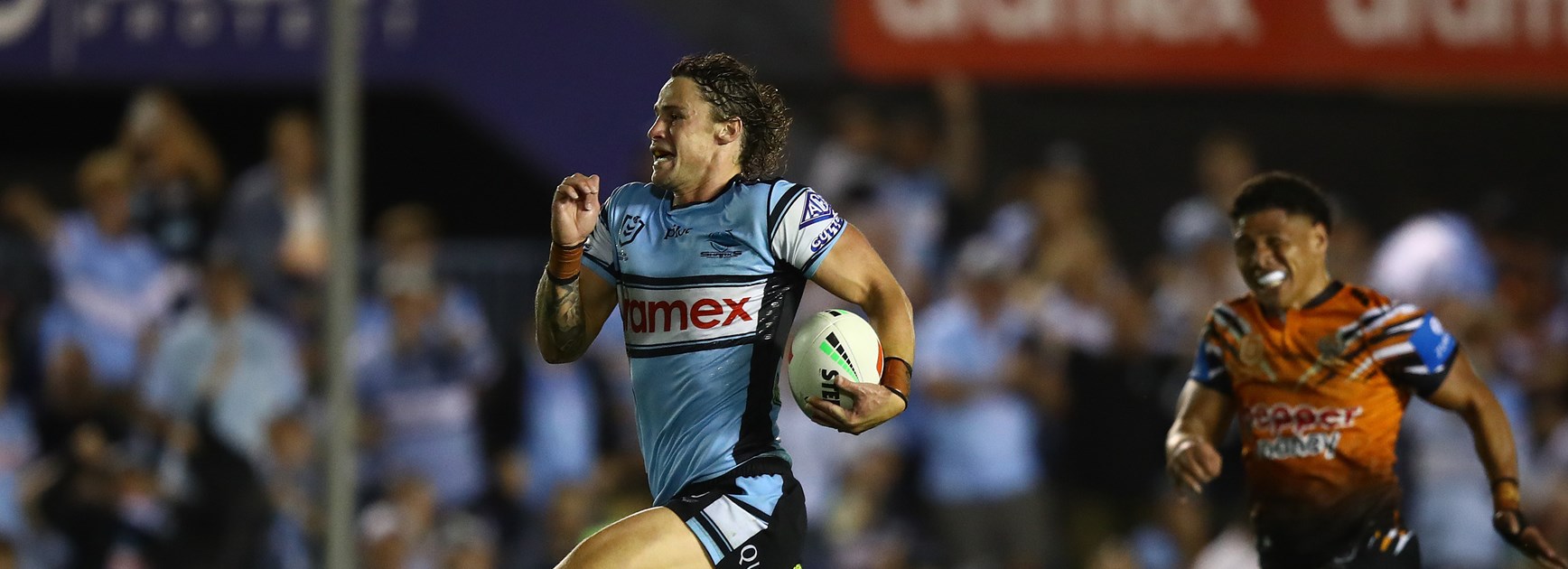 Sharks find form in big win over the Wests Tigers