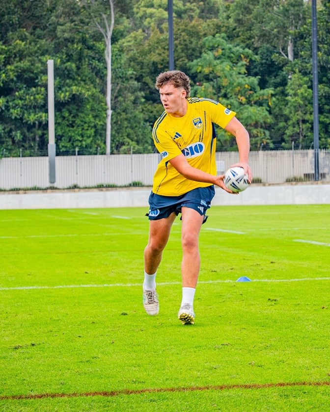 Jamie Curren training with the NSW City Under 18's team