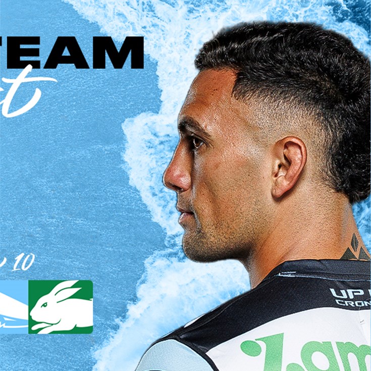 NRLTeam List: Round 10 v Rabbitohs