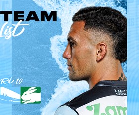 NRL Team List: Round 10 v Rabbitohs