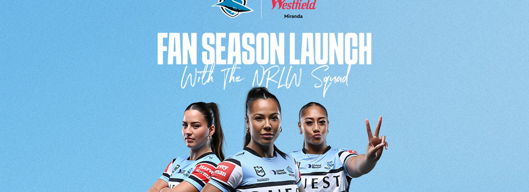 Meet the NRLW Sharks at the 2026 Fan Season Launch