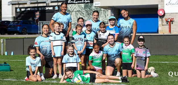 Join the Sharks at a junior girl’s clinic