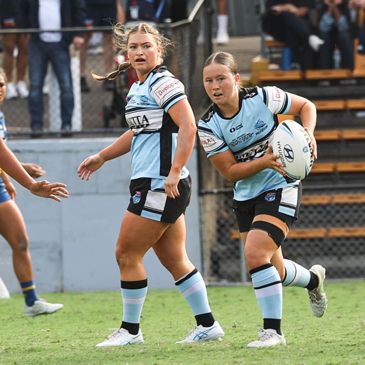 Three Sharks in action at Women's City-Country matches