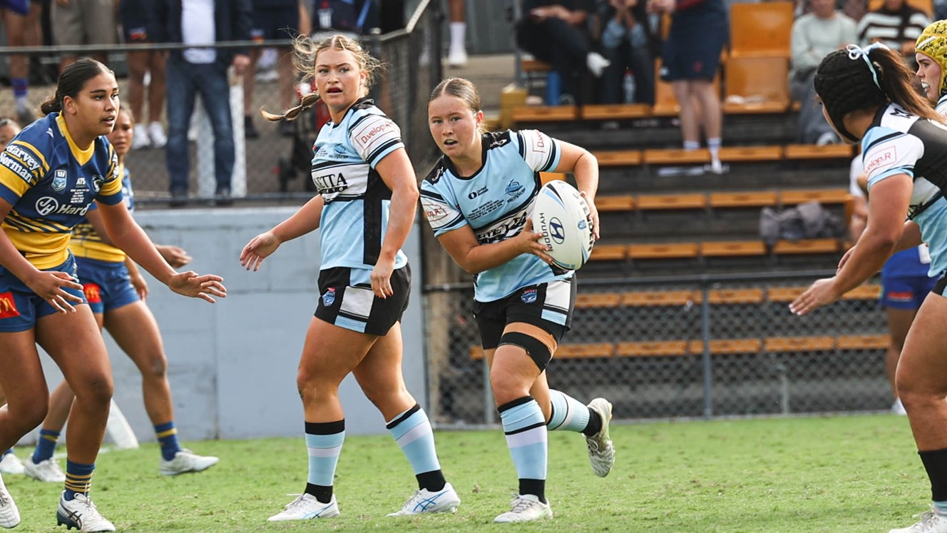 Three Sharks in action at Women's City-Country matches