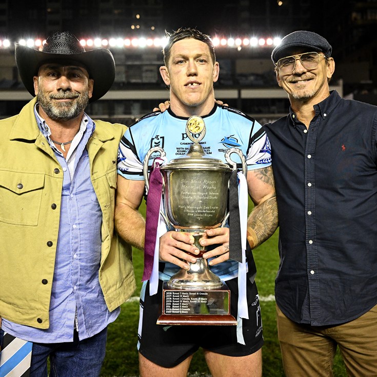 Sharks retain the Rogers trophy with gritty win