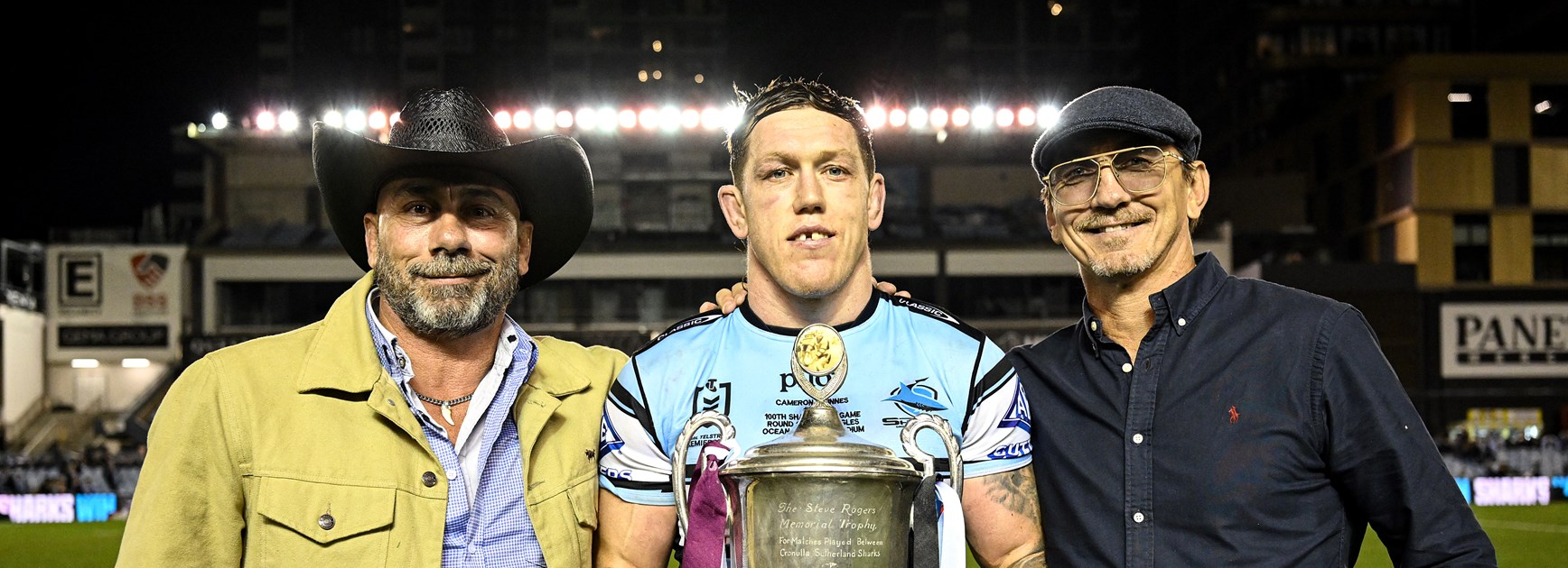 Sharks retain the Rogers trophy with gritty win