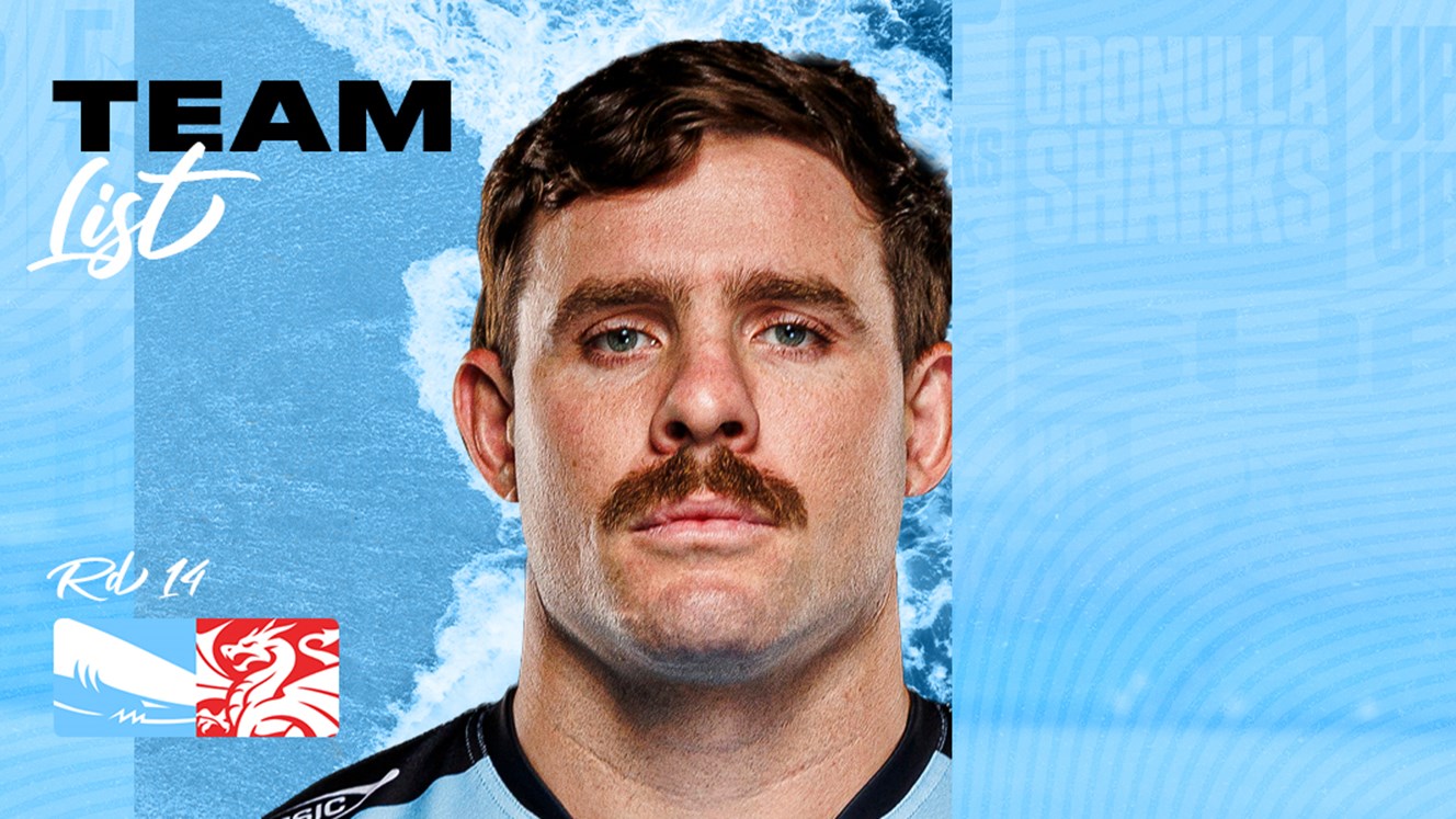 NRL Team List: Round 14 v Dragons