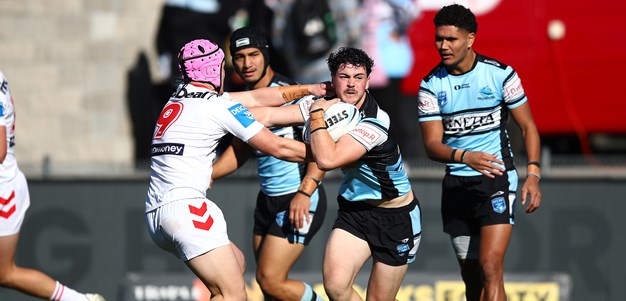 Flegg Sharks power to victory over ladder-leading Dragons.