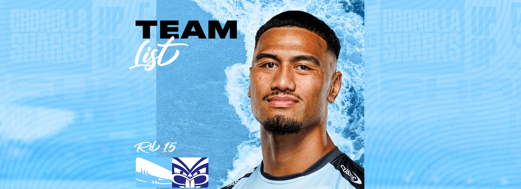 NRL Team List: Round 15 v Warriors