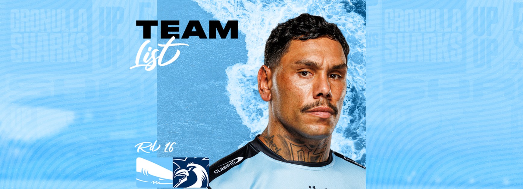 NRL Team List: Round 16 v Roosters