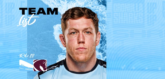 NRL Team List: Round 18 v Broncos