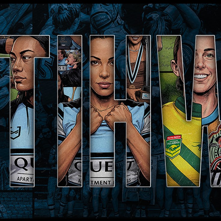 Sharks NRLW stars celebrated on new website