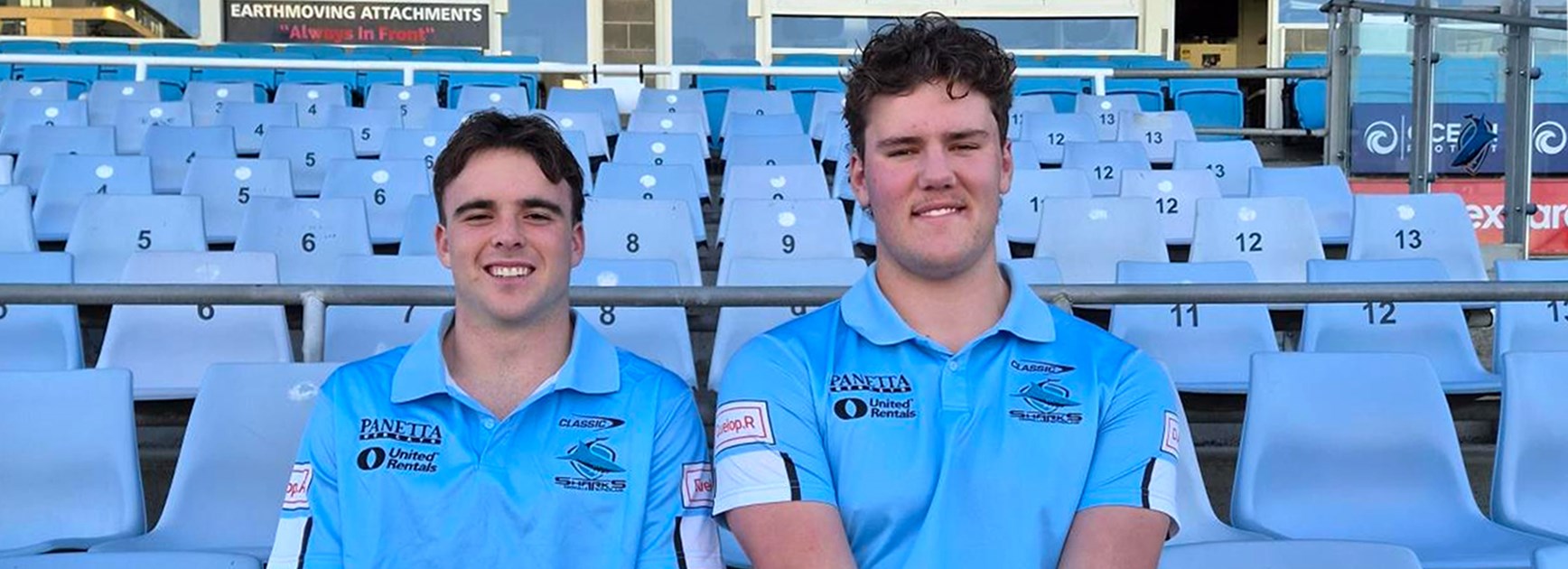 Young Sharks Curran and Challenor book Aussie Schoolboys tickets