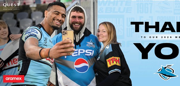 ‘Thank you’: Sharks giving back for Member Appreciation Round