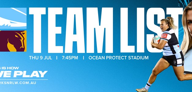 NRLW Team List: Round 2 v Broncos