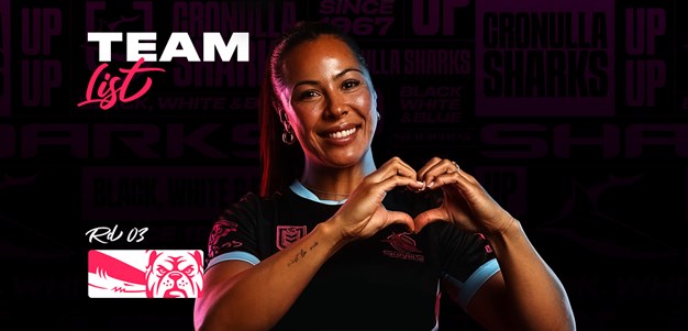 NRLW Team List: Round 3 v Bulldogs