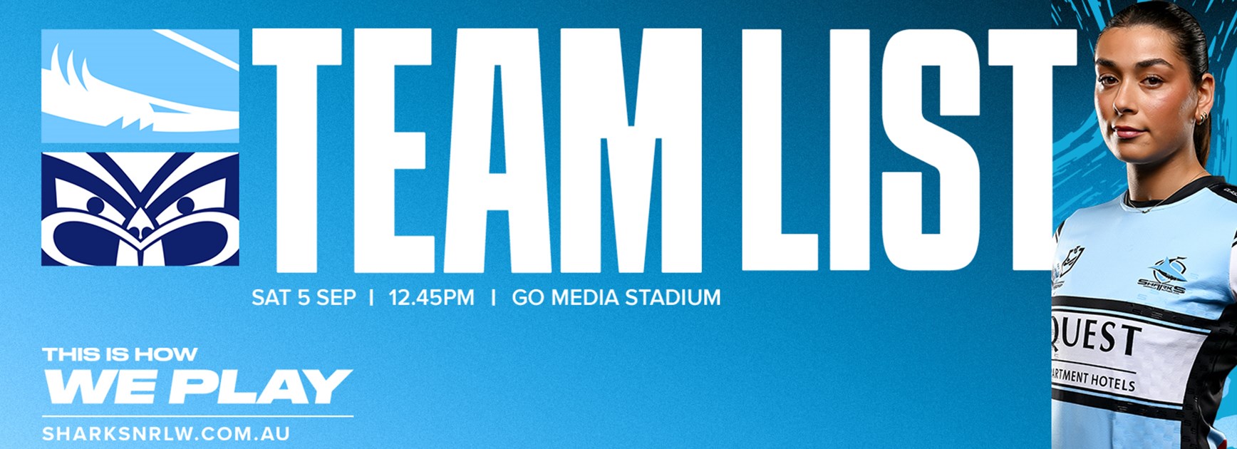 NRLW Team List: Round 10 v Warriors