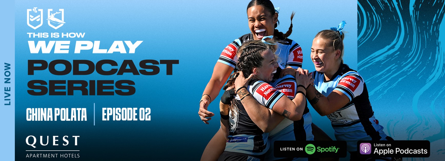 Sharks' NRLW Podcast Episode 2: China Polata