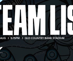NRLW Team List: Round 7 v Cowboys
