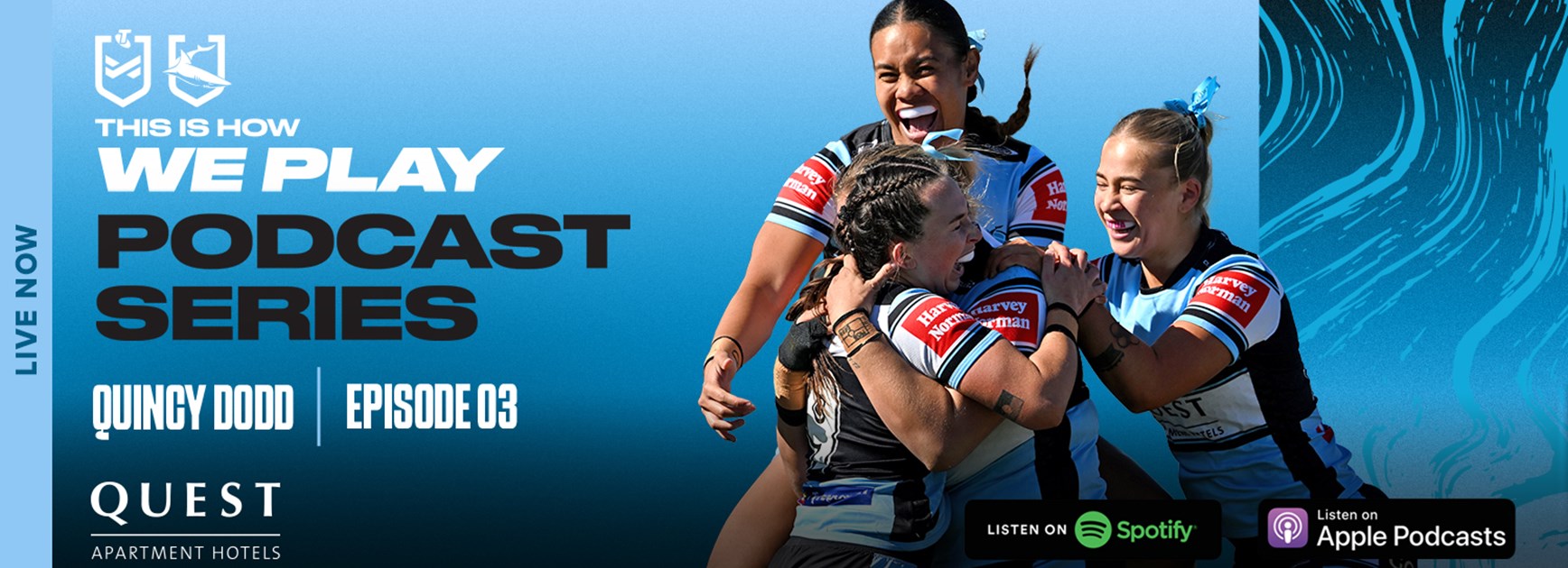 Sharks' NRLW Podcast Episode 3: Quincy Dodd