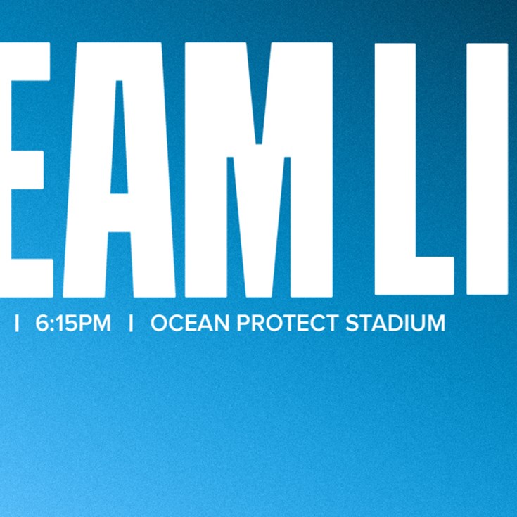 NRLW Team List: Round 8 v Eels