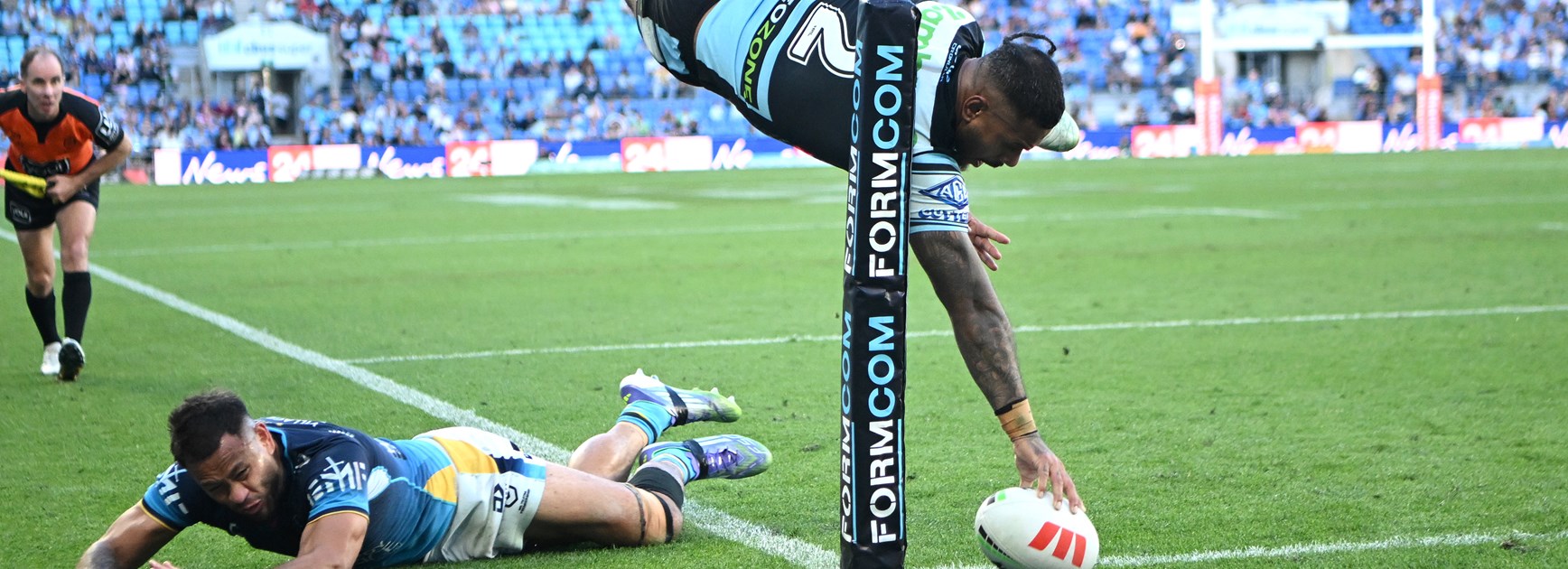 Sharks’ middle men lead Titanic revival