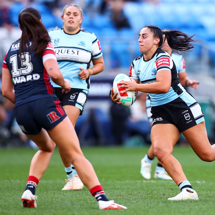 Red hot Roosters too good for brave Sharks