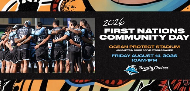 Sharks 2026 First Nations Community Day