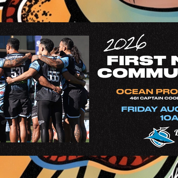 Sharks 2026 First Nations Community Day