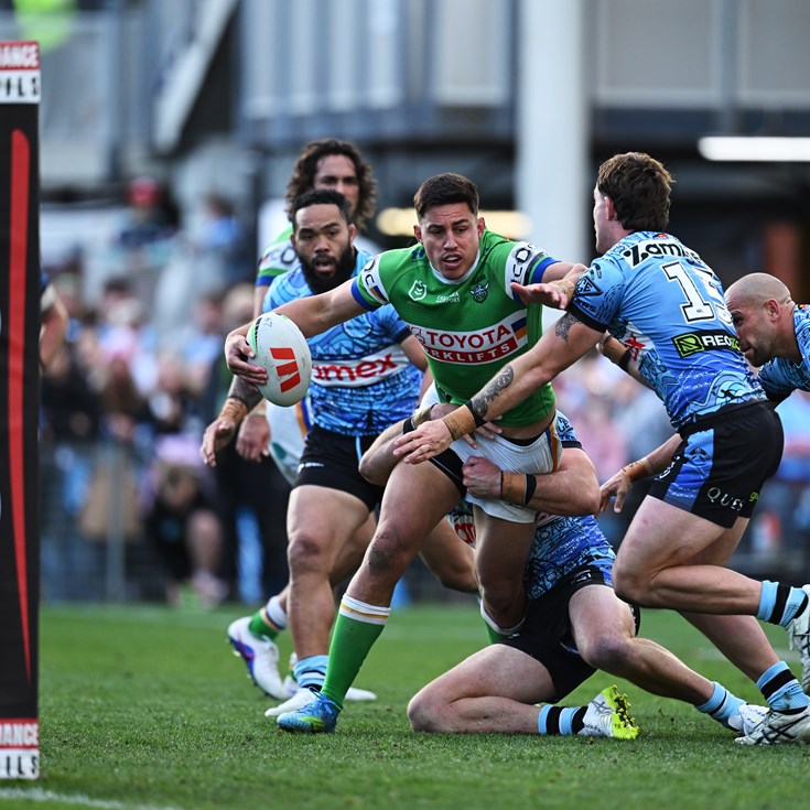 Sharks can't catch Canberra at home