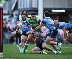 Sharks can't catch Canberra at home
