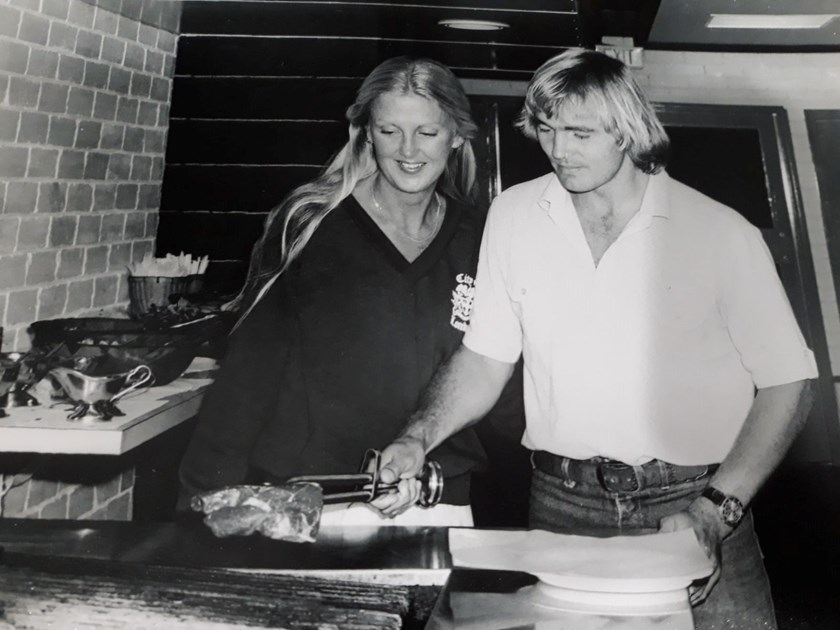 Steve Edmonds with his wife Lesley