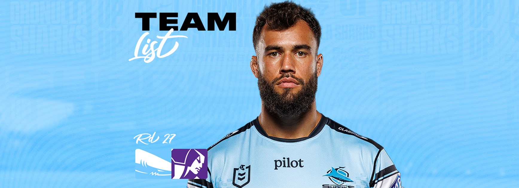 NRL Team List: Round 27 v Storm