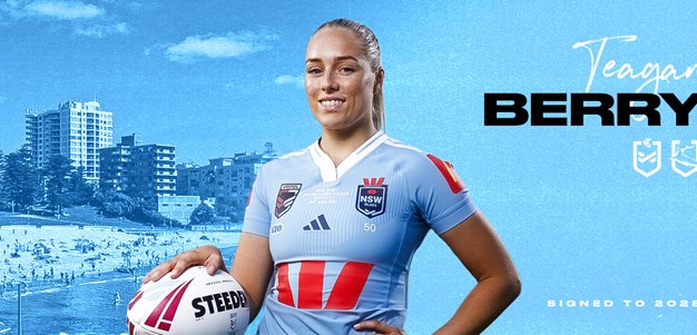 Berry good news as Teagan signs two-year deal with Cronulla