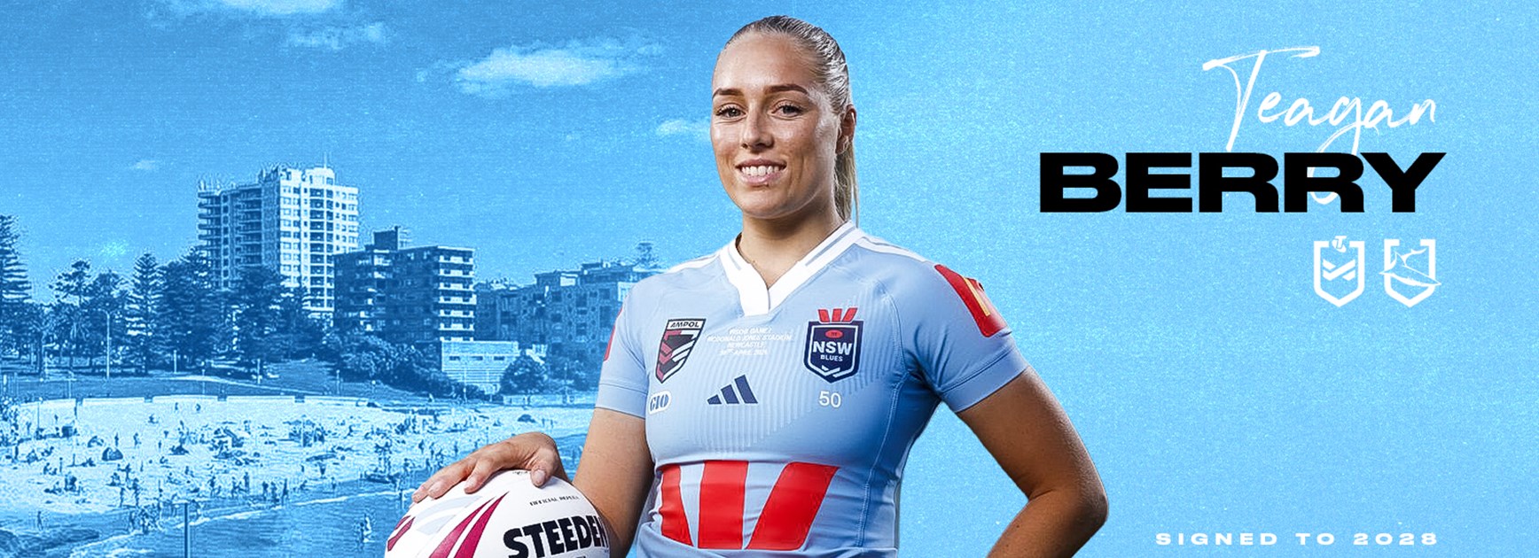 Berry good news as Teagan signs two-year deal with Cronulla