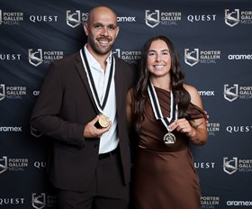 Willy K and Quincy collect Player of the Year Awards