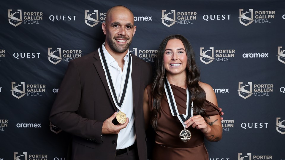 Willy K and Quincy collect Player of the Year Awards