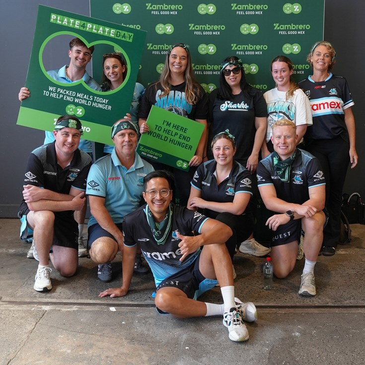 Sharks stepping up for Zambrero's Plate 4 Plate Day