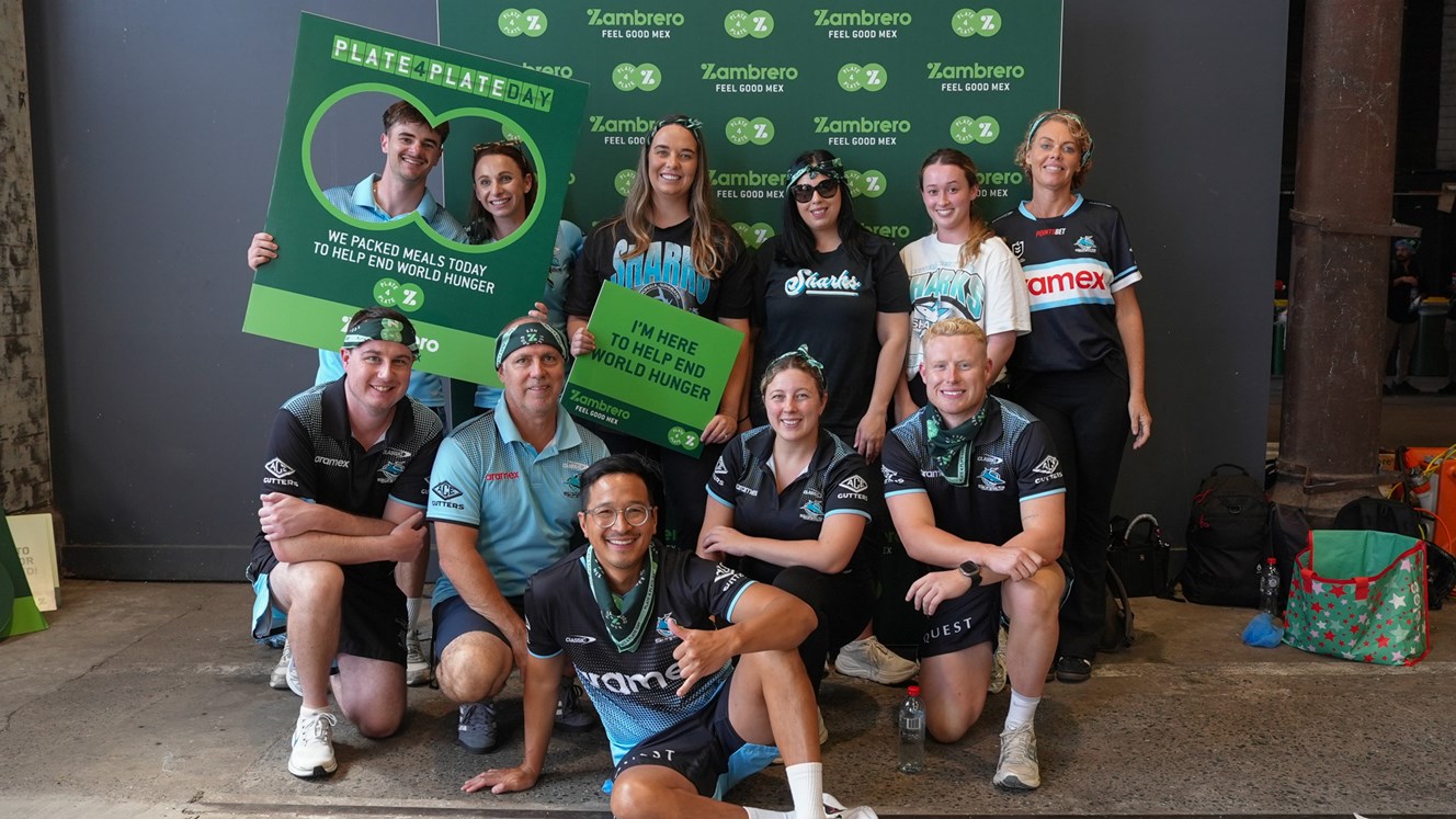 Sharks stepping up for Zambrero's Plate 4 Plate Day