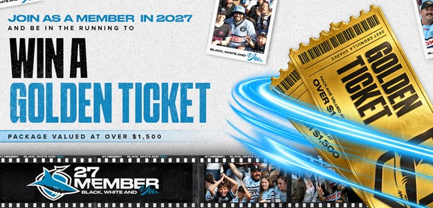 Your chance to win the Sharks’ Golden Ticket!